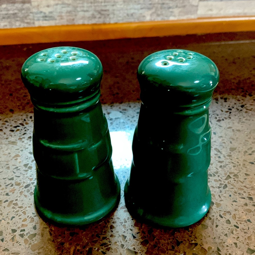 Longaberger salt and pepper shakers